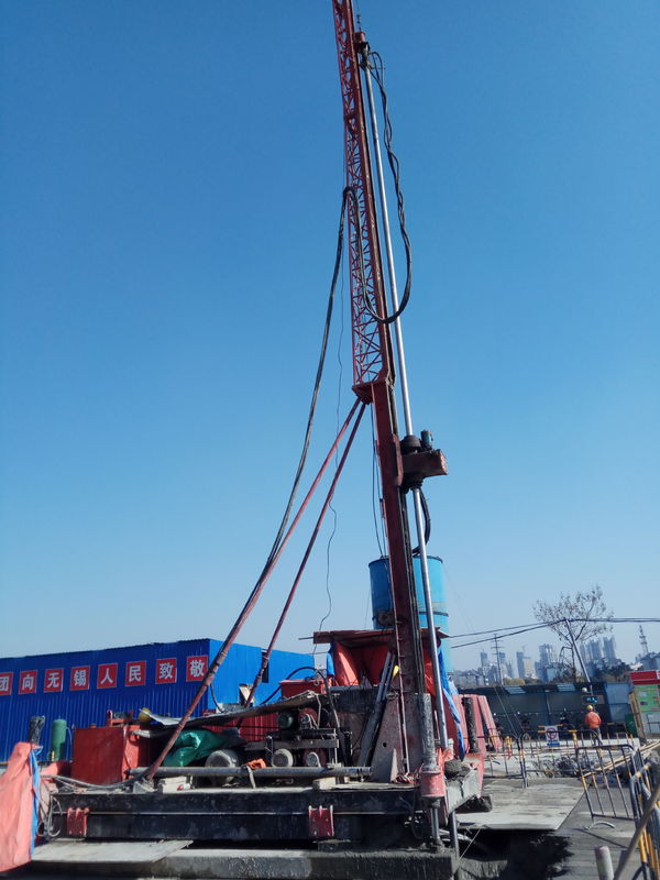 Xpg 65 كبير عزم الدوران تحت الأرض حفر الحفارات 20 متر برج مساعد الهيدروليكية تشوك مرساة آلة حفر الآبار